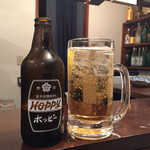 炭火焼肉ホルモンしま田 - 160614 ホッピー（大）