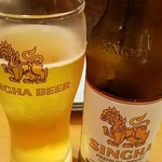 ソウルフード バンコク 新大久保店 - シンハービール