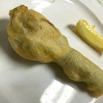 Jenoba - 花ズッキーニのフリット　モッツァレラチーズ詰め