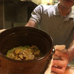 串焼き GoZZo - アサリと枝豆の炊き込み御飯