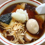 寿ラーメン - チャーシュー麺大盛り　+煮玉子