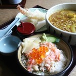 Kappou Ajishin - カニ丼とカレー南セット