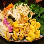 端黎 - 山盛りのキノコたち