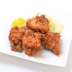 情熱食堂 - 伝説の唐揚げS定食(4コ)　590円