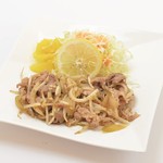 情熱食堂 - 秘伝の焼肉S定食(100g)　590円
