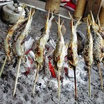 鮎専門店 串や - 初夏の若鮎
                                狩野川の天然物