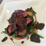 ビストロ ダイア - フォアグラ大きく焼きすぎましたとシェフ