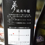 王紋酒造 - 越後新発田　市島酒造　純米吟醸「夢」720ml
      箱入り　1,728円（税込)
