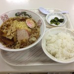 波止場食堂 - ラーメンライスセット(2016/6/15)