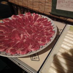 八仙 - キター！！塩ジンギスカン。これで4人前。焼きねぎ付き。