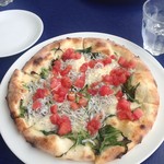ACQUAMARE - 2016年5月：ピッツァセット(\1400)…私は釜揚げしらすのピザを選択