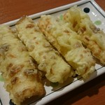 焼鳥日高 - ちくわの天ぷら。