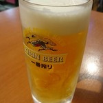 焼鳥日高 - 生ビール。