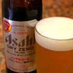 Dry zero non-alcoholic beer