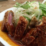 ビフカツ　アップで
          断面が((((ｏﾉ´3｀)ﾉ♡