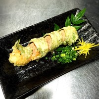 めんたいこ大葉巻き天ぷら