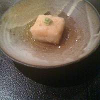 ぎんざ 一二岐 - 揚げ胡麻豆腐です。(昼)