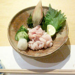 季節料理　日和 - 白子　自家製ぽん酢