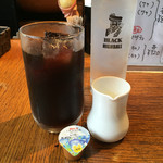 Horige Wain Hausu - ランチセットのアイスコーヒー。