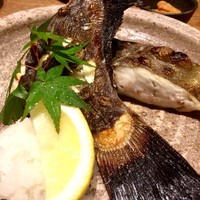 魚匠 銀平 道頓堀店 - 『なんとかヒラメの塩焼き1/2』※正式名も値段も失念ｗ
