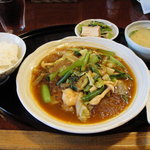 Kuimonya Ippo - 春雨のピリ辛煮ランチ