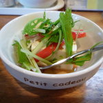 欧風カレー ミ★ドゥー - セットの豆腐サラダ