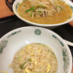 Hidakaya - 味噌ラーメン&半チャーハン