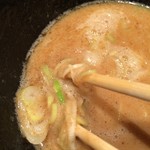 麺喰屋 Senmi - 2016 Senmi  ★つけ麵 胡麻（大盛無料 味玉クーポン 950円）★つけだれの具