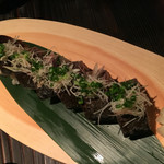 産直青魚専門 渋谷 御厨 - 炙り〆鯖の棒寿司