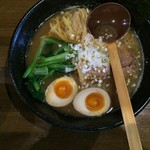 麺屋なごみ - たまご1/2はトッピング５０円