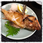 十八番 - キンキの塩焼き。