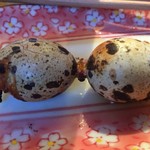 かじしか - ウズラ卵殻焼き