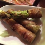 かじしか - アスパラベーコン