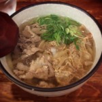 Oosaka Nikoniko An - 肉うどん油かすトッピング