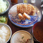 本日の特選銘柄豚ランチメニュー　特ロース厚切り