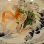 和風花紋 - 今年初の地元産フグでてっさ