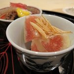 まき村 - 無花果の胡麻ソース和え