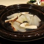 まき村 - 特別料理Ⅰ　～松茸と鮑のお鍋～