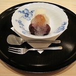 まき村 - 水菓子　～豊水と巨峰のジュレかけ～