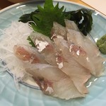 漁火 - 活〆コチの刺身❗️（涙）
      モチモチで美味い❗️（涙）