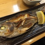 漁火 - 旬のイサキ塩焼き❗️（涙）