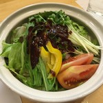 漁火 - 裏メニュー
      サラダうどん❗️（涙）
      よ〜く混ぜ混ぜして（涙）