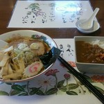 中華そば　金ちゃん - 中華そば・メンマトッピング・ミニカレー