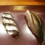 江戸前 寿し政 - 2016舞阪の新子8枚つけと佐賀の小肌