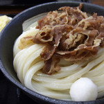 Teuchi udo mmiyakoya - 肉ぶっかけ冷 2016.6
