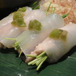 銀座 あまくさ 青山外苑 - かわはぎ肝巻き（大分）