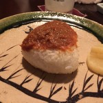 町屋 - 焼おにぎり　味噌 2016.06再訪
