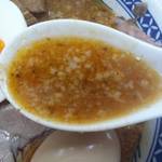 玉川大盛軒 - 味噌ラーメンスープ。