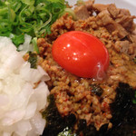 神虎 - 台湾まぜそば トッピング拡大@2016/06/17