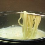 もつ鍋らく - 〆は自家製ちゃんぽん麺440円